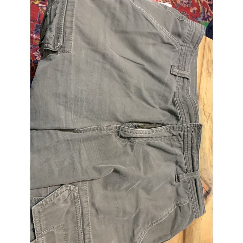 North Face Mens‎ Nylon Cargo Shorts Size 34 Gray Hiking Outdoors
